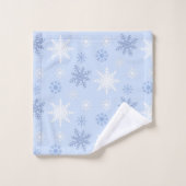 Motif Snowflake (Gant de toilette)