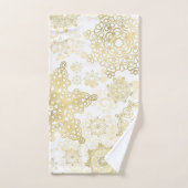 Motif Snowflake (Serviette à main)