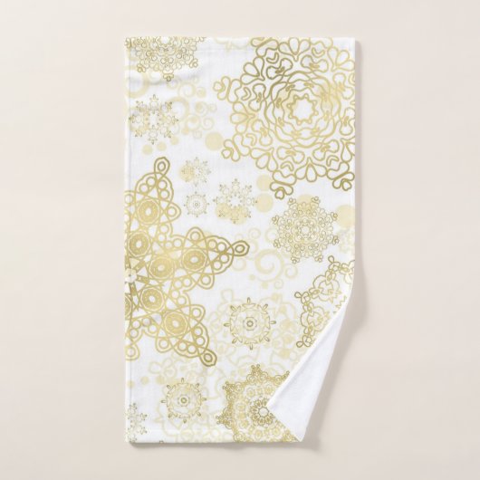 Motif Snowflake (Serviette à main)