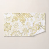 Motif Snowflake (Serviette à main)