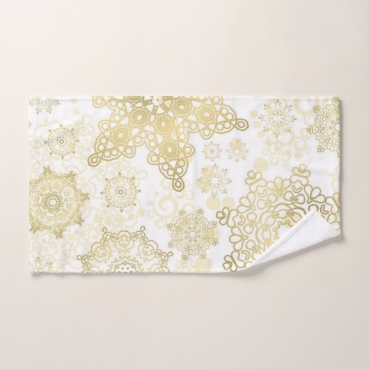 Motif Snowflake (Serviette à main)