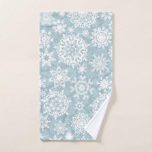 Motif Snowflake (Serviette à main)