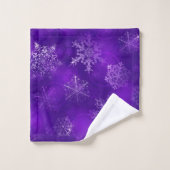 Motif Snowflake (Gant de toilette)