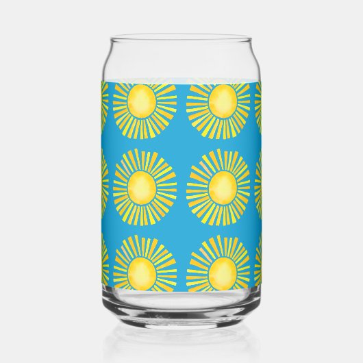 Motif soleil orange et jaune (Recto)