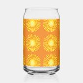 Motif soleil orange et jaune (Verso)