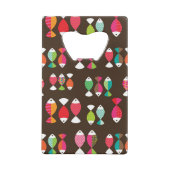 Motif sous-marin 2 de rétros poissons abstraits (Dos)