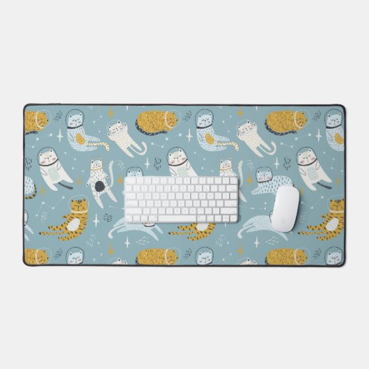 Motif Space Cats Style de dessin (Clavier et souris)