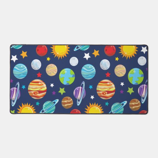 Motif spatial, Planètes, Étoiles, Cosmos, Galaxie (Recto)