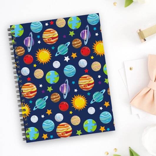 Motif spatial, Planètes, Étoiles, Cosmos, Galaxie