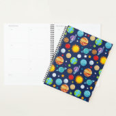 Motif spatial, Planètes, Étoiles, Cosmos, Galaxie (Devant avec enveloppe)