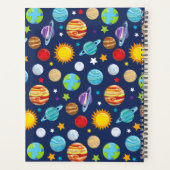 Motif spatial, Planètes, Étoiles, Cosmos, Galaxie (Dos)