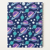 Motif spatial, Planètes, Étoiles, Galaxie, Cosmos (Dos)