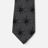Motif Spider | CRAVATE | Charbon et noir
