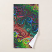 Motif spiral coloré Abstrait (Serviette à main)