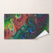 Motif spiral coloré Abstrait (Serviette à main)