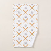 Motif sportif de baseball Batup (Serviette à main)