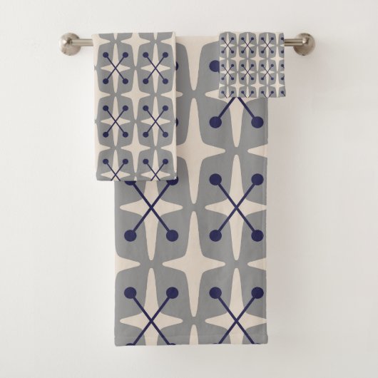 Motif Starburst moderne du milieu du siècle (En situation)