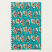 Motif Succulent de Cactus Graphique Abstrait (Devant)