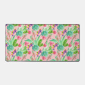 Motif Succulent de l'aquarelle en floraison (Recto)