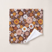 Motif super Retro Flower Garden (Gant de toilette)
