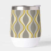 motif super rétro - monogramme - taupe or (Gauche)