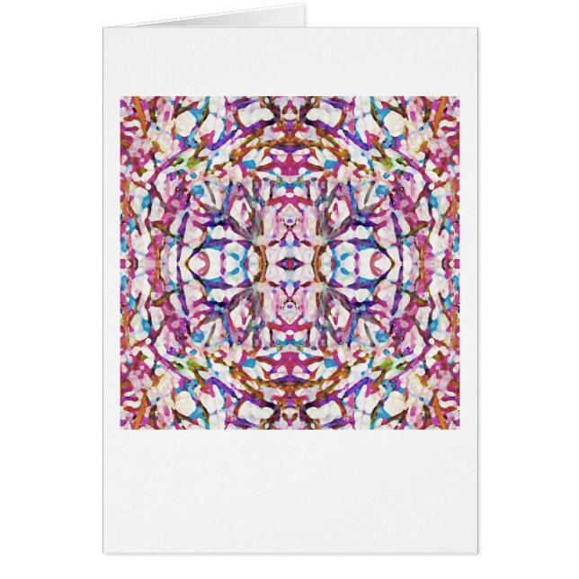 Motif symétrique rose (Devant)