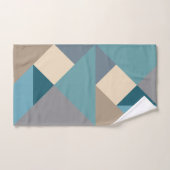 Motif Tangram bleu (Serviette à main)