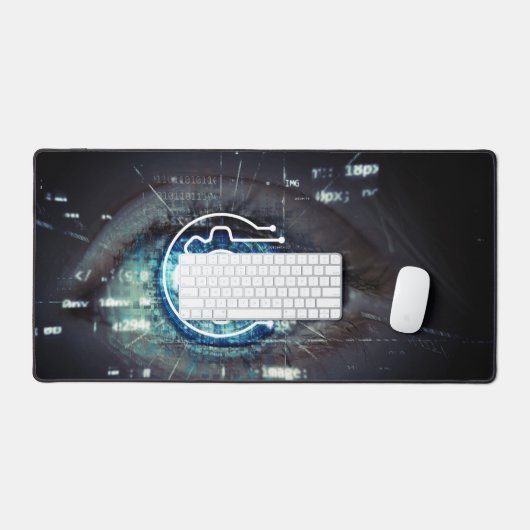 Motif technologique moderne (Clavier et souris)