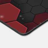 Motif technologique noir et rouge (Coin)