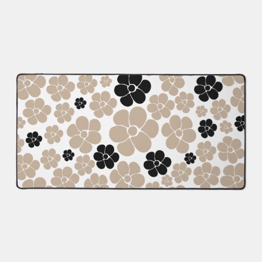 Motif tendance en Taupe, noir et blanc (Recto)