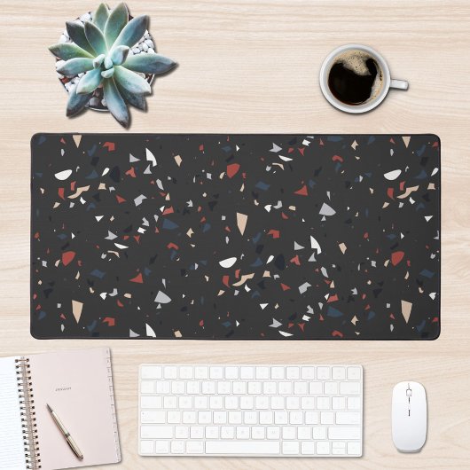 Motif Terrazzo Abstrait Moderne du Milieu du Siècl