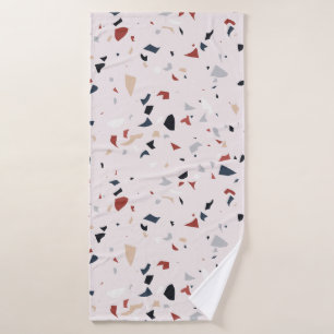 Motif Terrazzo Abstrait Moderne du Milieu du Siècl