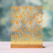 Motif textile avec orange et gol vibrants (Neutre)