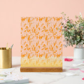 Motif textile avec orange et gol vibrants (Mariage)
