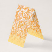 Motif textile présentant une gol et orange vibrant (Front)