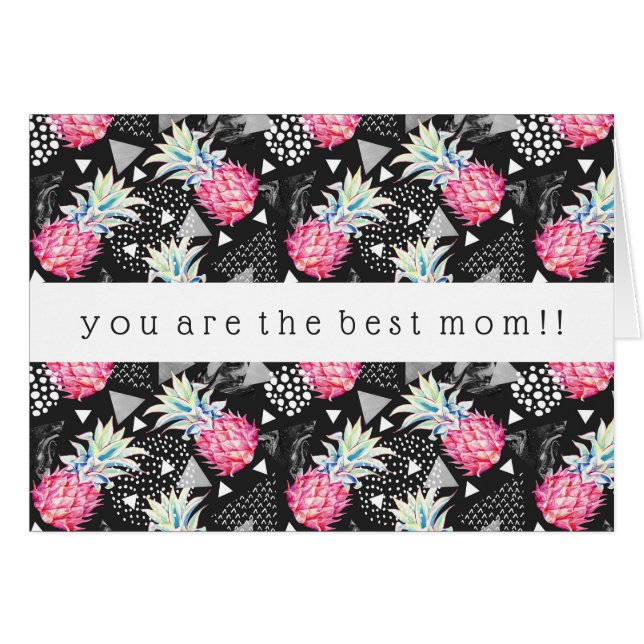 Motif texturisé d'ananas de triangle (Devant horizontal)