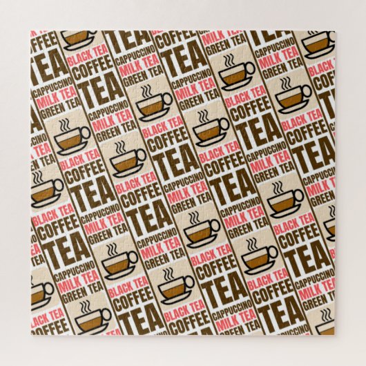 MOTIF THÉ CAFÉ, Puzzle (Vertical)