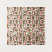 MOTIF THÉ CAFÉ, Tapisserie (Devant (Horizontal))