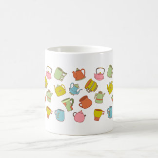 Motif théière et tasse