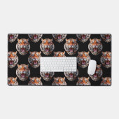 Motif Tiger - Noir (Clavier et souris)