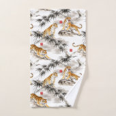 motif tigre (Serviette à main)