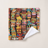 Motif Tiki (Gant de toilette)