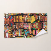 Motif Tiki (Serviette à main)