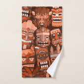MOTIF TIKI 2 (Serviette à main)