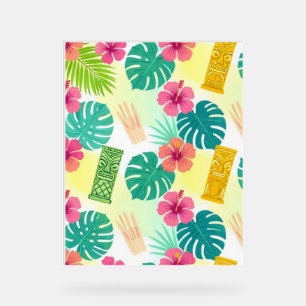 Motif Tiki Hawaïen Tropical pour Mariage Fête