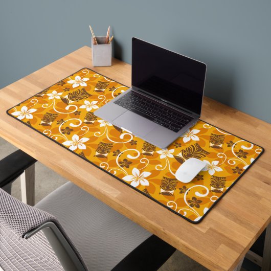 MOTIF TIKI LUAU (ORANGE) (Bureau 2)