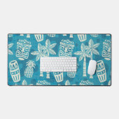 Motif Tiki moderne du milieu du siècle rétro (Clavier et souris)