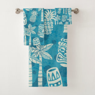 Motif Tiki Rétro Moderne du Milieu du Siècle