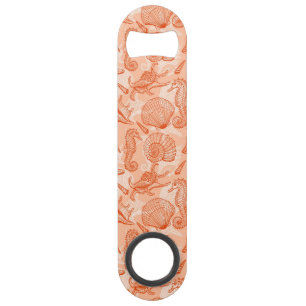 Motif tiré par la main de mer