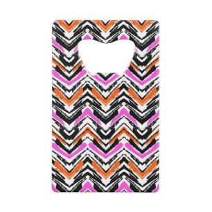 Motif tiré par la main noir, orange, et rose de